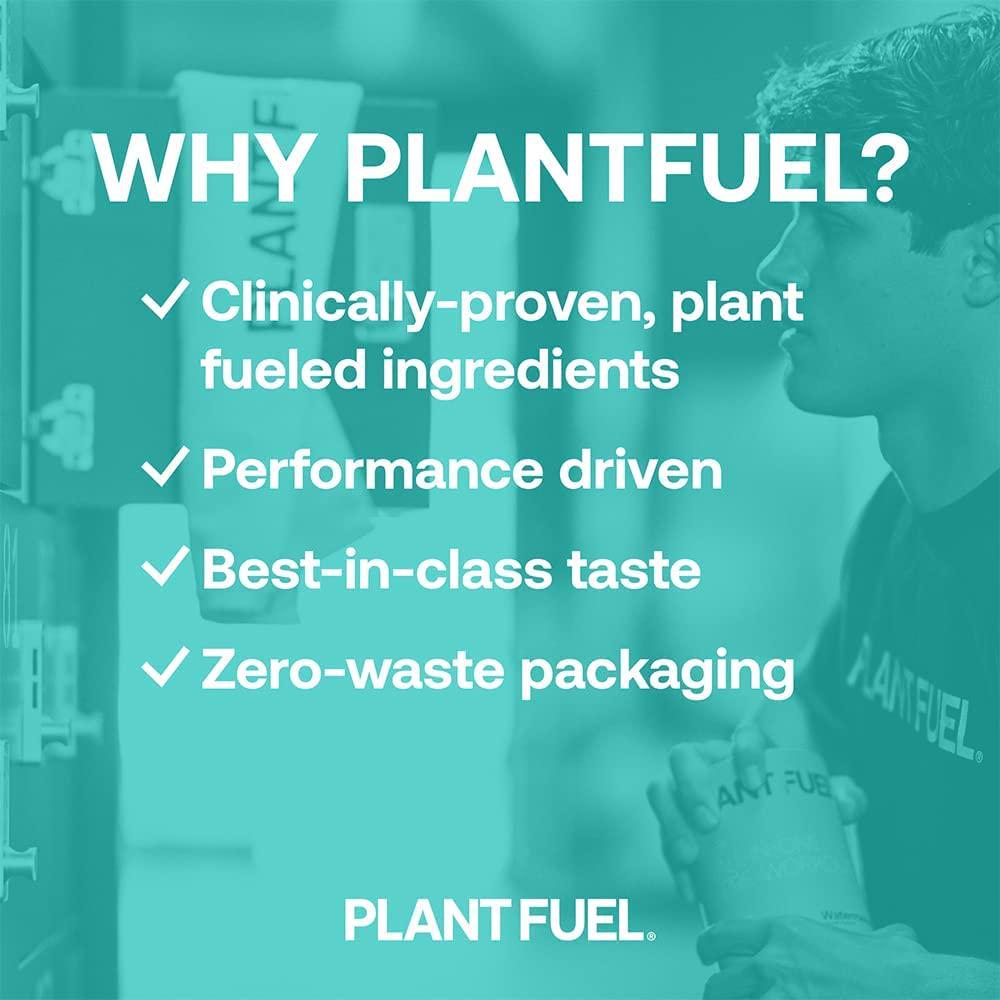 PLANTFUEL Vegan All-in-ONE PRE-Workout Fast-Acting, Clean Plant Based Energy, Featuring 3D Pump with PurCaf Organic Caffeine (20 Servings) Watermelon
