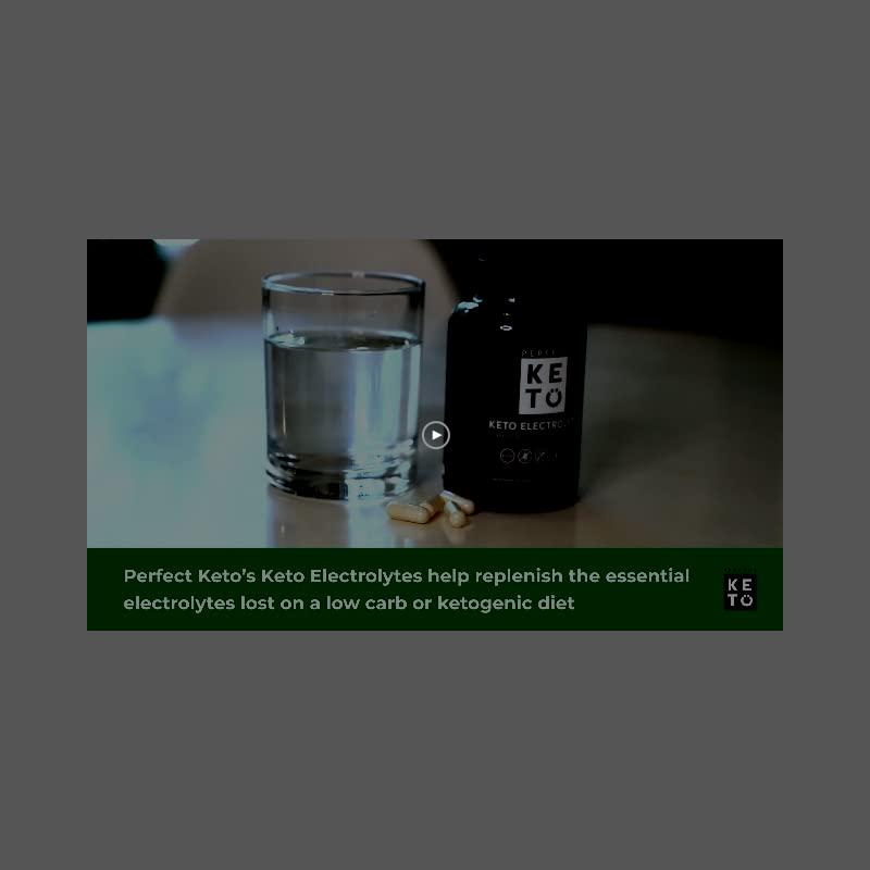 Perfect Keto Electrolytes Hydration Powder | Added Vitamin D to Boost Absorption and Support a Healthy Immune System | Sugar Free, No Carbs, Calories or Fillers | Keto-Friendly and Non-GMO