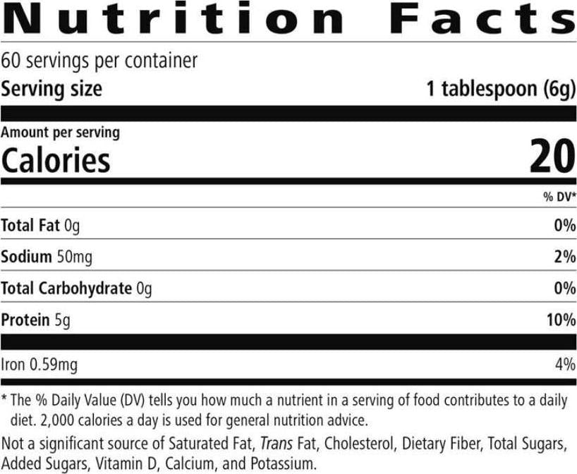 Personalized Protein Powder 12.7 Oz.