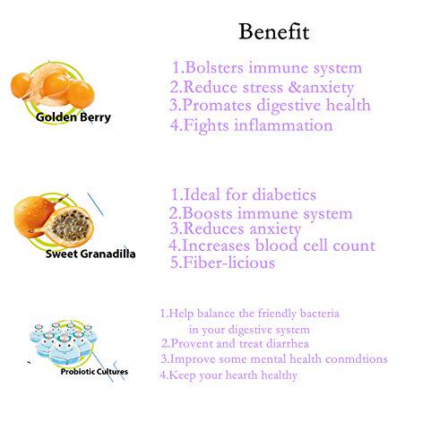 Petseeker Fast Acting Immune Defense-FuXion Flora Liv,10bil CFU Active Live Probiotics formulated w,Prebiotic Fiber from Chicory Inulin for Good Bacteria Self-Regeneration(Sweet Granadilla,28 Sachets)