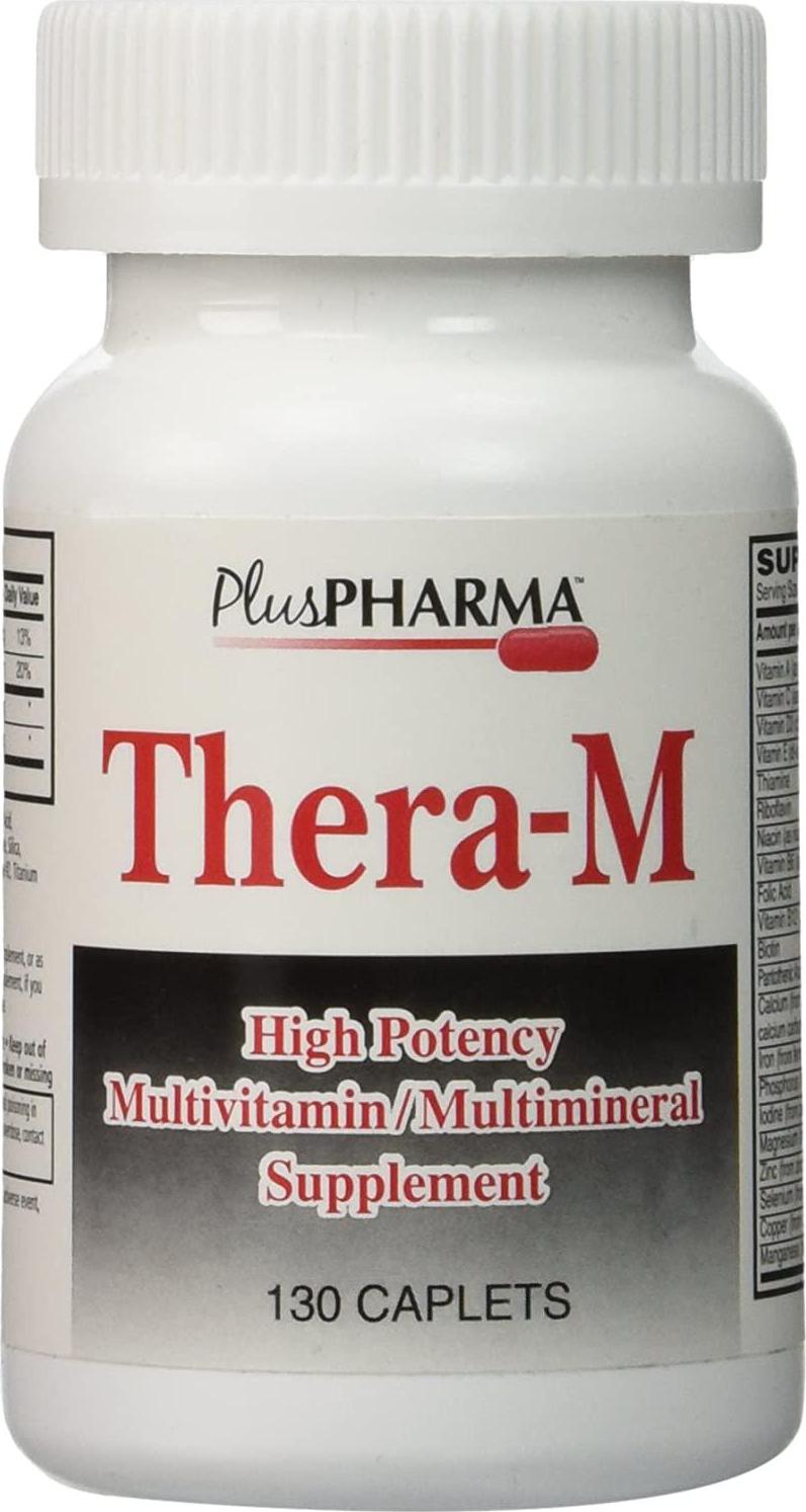 Plus Pharma Thera-M Multivitamin Multimineral Supplement 130 Caplets