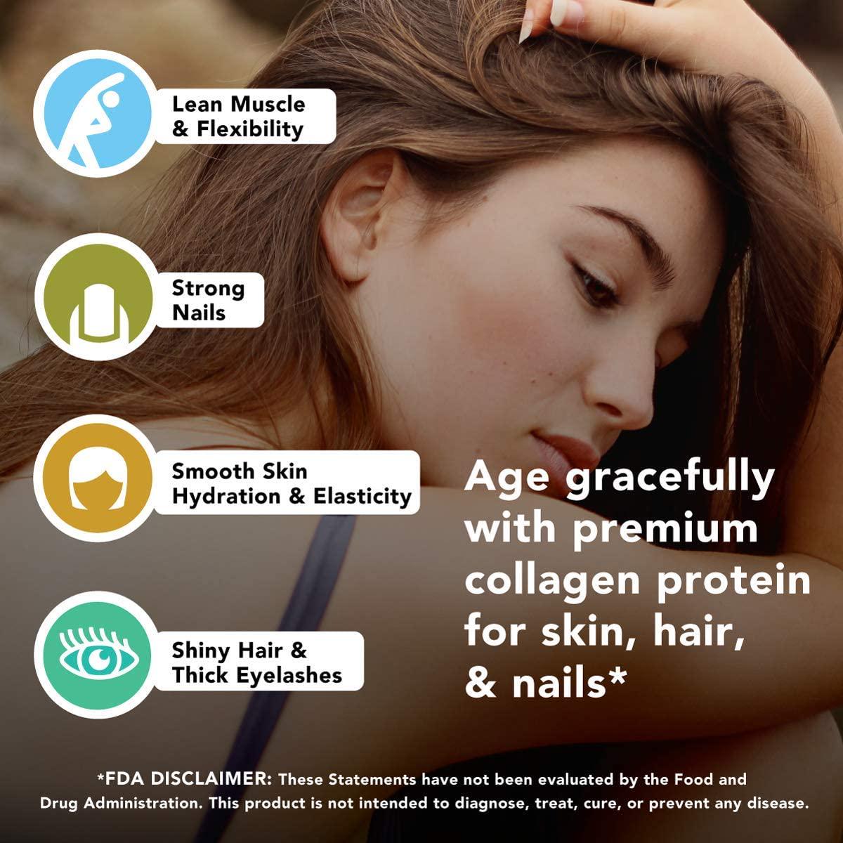 Premium Grass Fed Collagen Peptides Powder (17.6oz) | Paleo Friendly | Unflavored, Odorless, Cold Water Soluble | Hydrolyzed Gelatin Protein | Promotes Healthy Joints, Skin, Metabolism