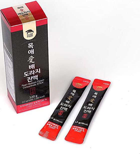 Premium Sugar-Free Korean Pear, Ginger and Balloon Flower Extract Liquid Concentrate Stick - Natural and Pure - Health Care for Changing Season - for Men and Women of All Ages