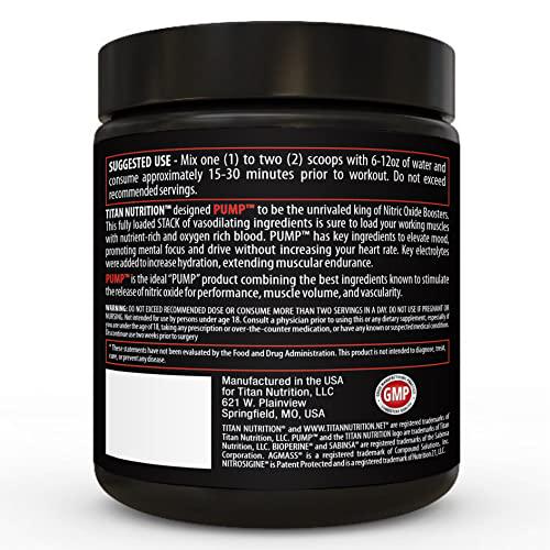 Pump- Nitric Oxide Boosting Stack: Loaded with Citruline Malate for Maximum Pump and Blood Flow with an Added Mental Edge Complex for Increased Focus (Rainbow Tart)