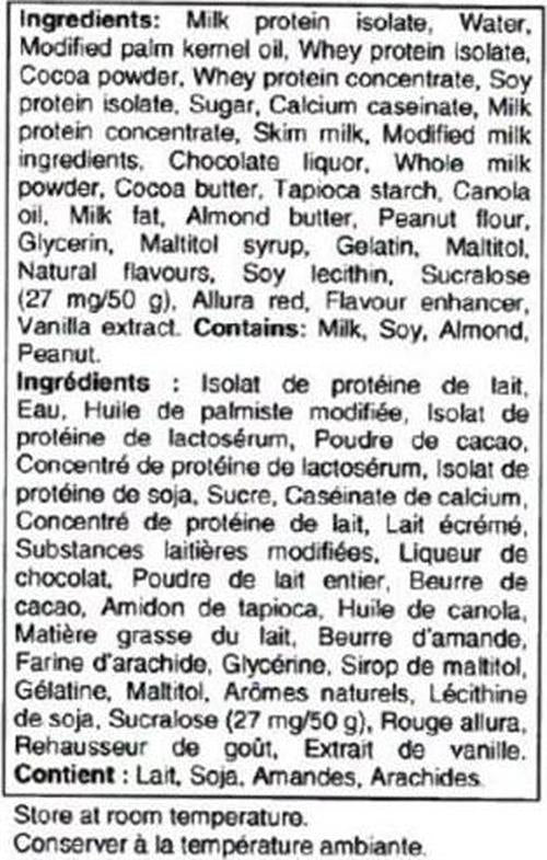 Pure Protein Red Velvet Gluten Free Bar (6 x 50g Bars) {Imported from Canada}