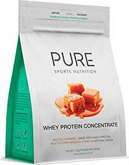 Pure Sports Nutrition Honey Salted Caramel Whey Protein Concentrate 1 kg Pouch