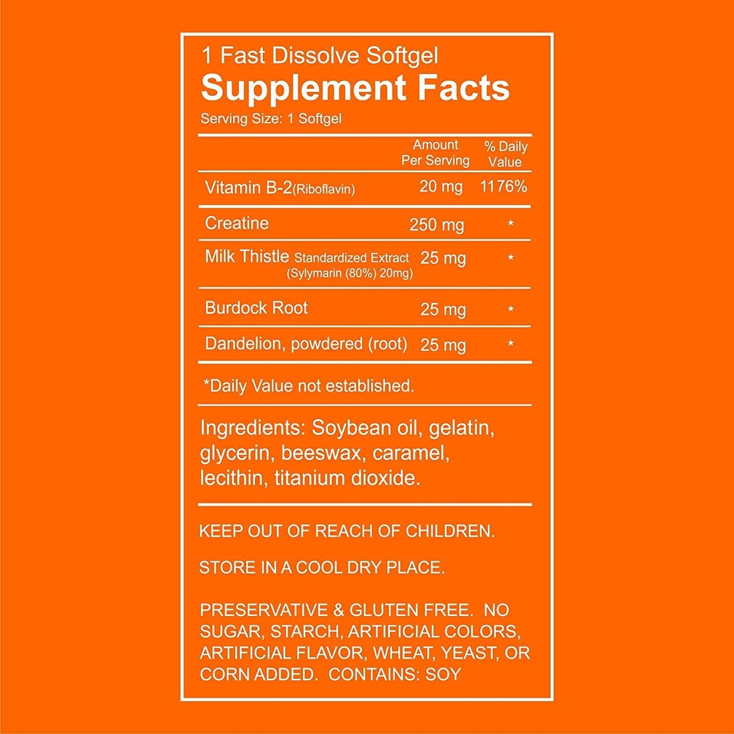 Puriclean Instant Detox Softgel Extra Strength Cleansing -Potent Deep System Cleanser (1 Fast Dissolve Softgel) (1 Pack)