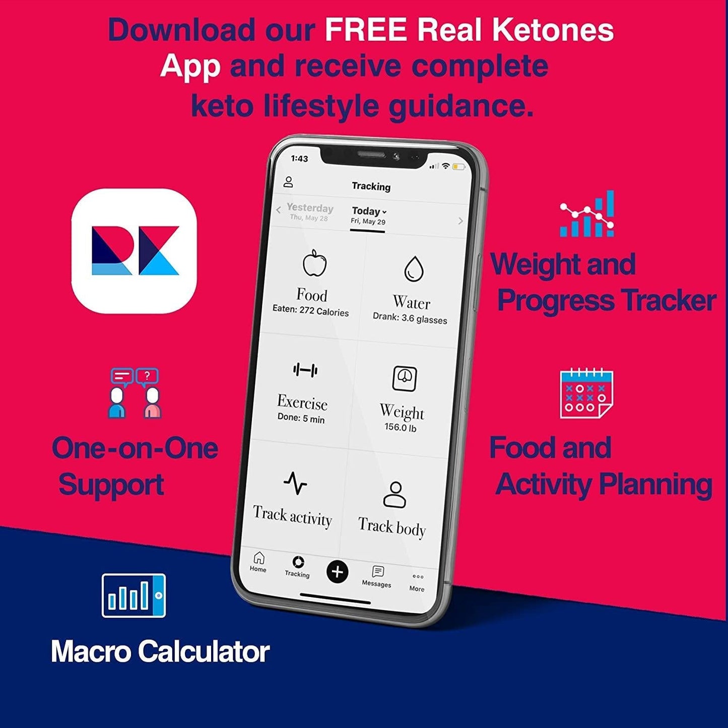 Real Ketones - 7 Day Keto Starter Bundle Kit - Exogenous Ketone BHB Stick Packets, BHB Pills, 15 Urine Test Strips and an Energy Shot Drink