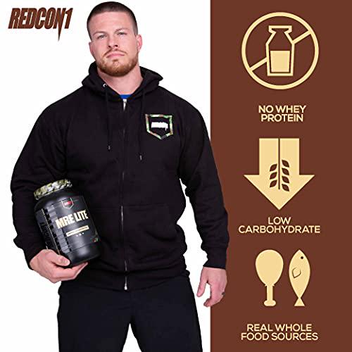 Redcon1 MRE Lite Protein Powder - Animal Based Protein, Contains No Whey, No Bloating, Keto Friendly, 2G Sugar, 24G Protein Meal Replacement - (Fudge Brownie)