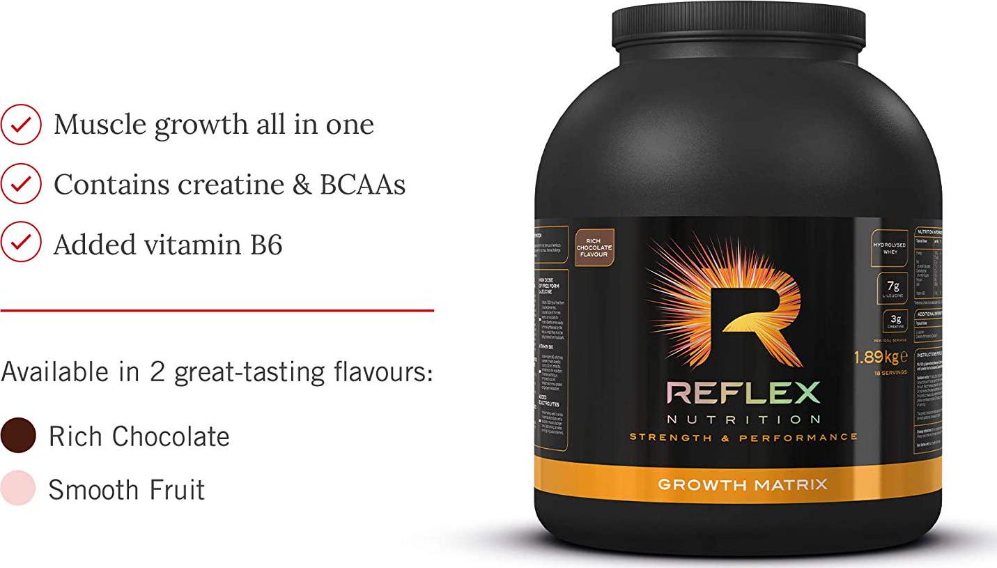 Reflex Nutrition Growth Matrix 1.89kg - Rich Chocolate