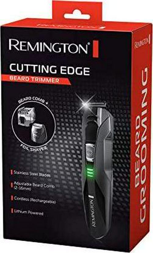 Remington Cutting Edge Beard Trimmer and Groomer, Black
