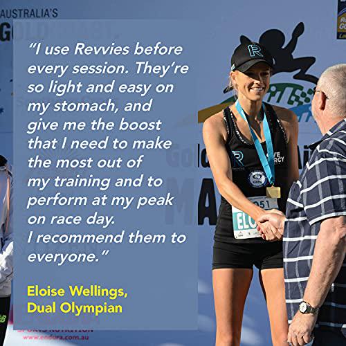 Revvies Energy Strips | Tropical Hit | 50 Strips | 40mg Caffeine Strip | 2 Strip = Coffee/Energy Drink | Less Than 2 Calories | Vegan | 10 x 5PK