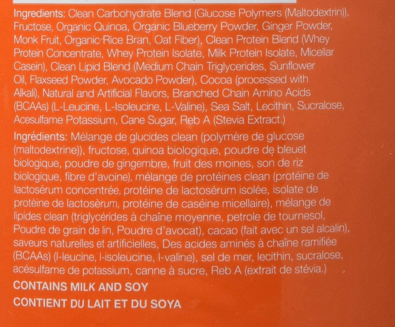 Rivalus Clean Gainer Protein Powder 5 lb, Chocolate Peanut Butter,, Chocolate Peanut Butter 2268 grams