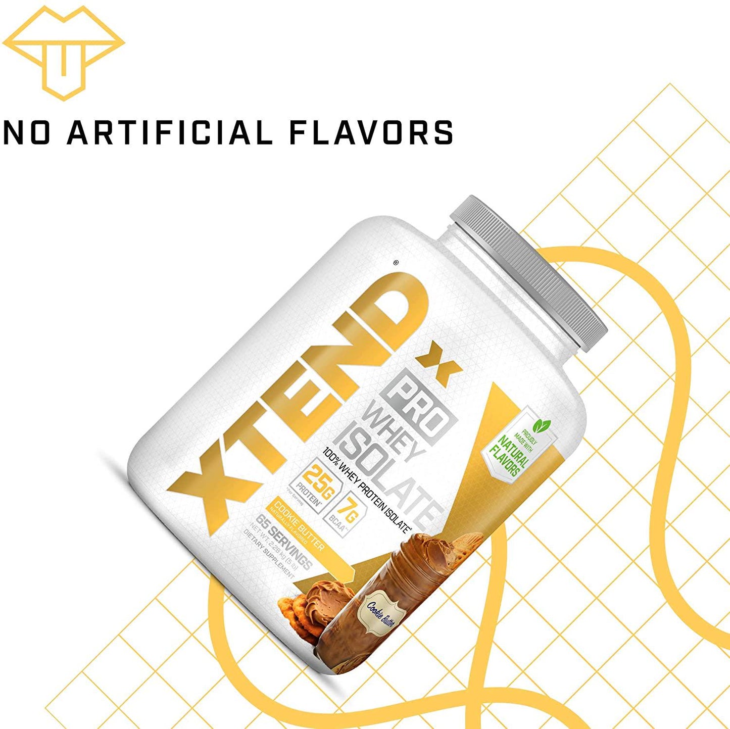 Scivation Xtend Pro, 100% Whey Protein Isolate Powder, Cookie Butter, 2.28kg