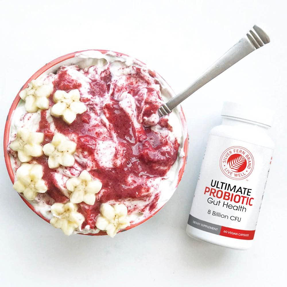 Silver Fern Ultimate Probiotic Supplement Vegicaps - Daily Metabolic Restoration Weight Loss 100% Survivability DNA Verified Multi-Strain Probiotic Capsules (2 Bottles - 120 Capsules)