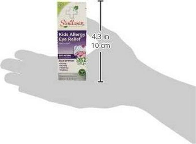 Similasan Kids Allergy Eye Relief Drops 0.33 Ounce, for Temporary Relief from Red Eyes, Itchy Eyes, Burning Eyes, and Watery Eyes Due to Allergies, Formulated with Natural Active Ingredients