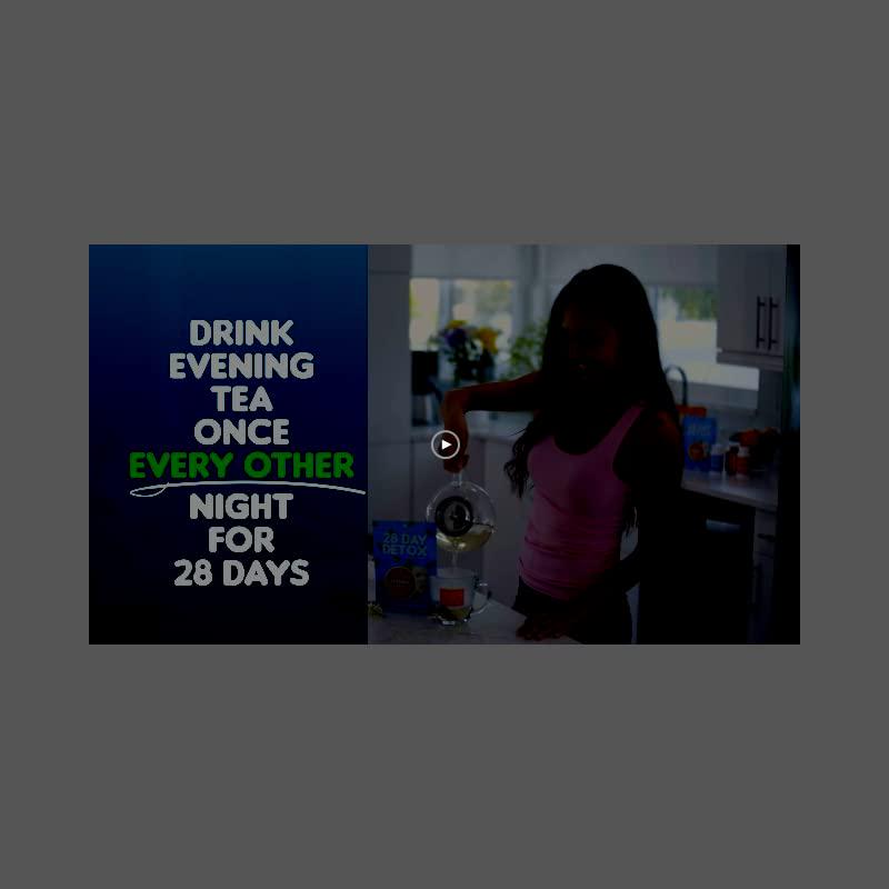 Skinny Boost Tea Kit-2 Pack with Free Palm Tumbler- 2 Daytime Teas (28 Bags/Pouch) 2 Evening Detox Teas (14 Bags/Pouch) Non GMO, Vegan, All Natural Detox and Cleanse