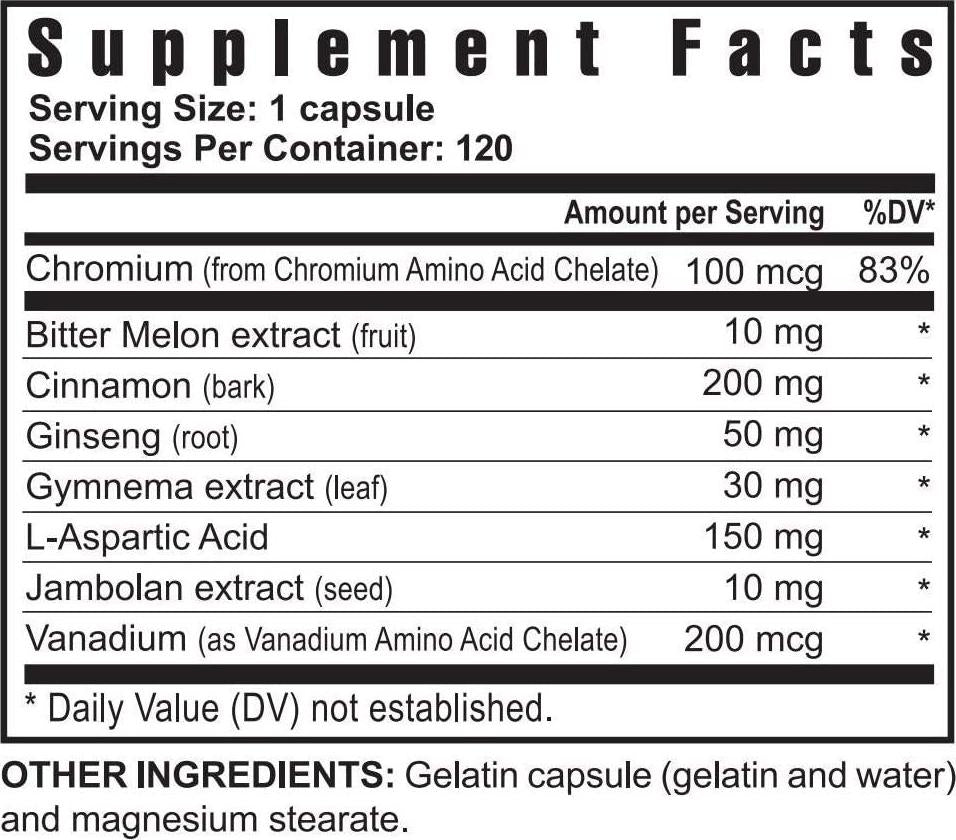 Slender FX Sweet Eze Blood Sugar Regulator - 4 Bottles 120 Capsules Per Bottle (Ships Worldwide)