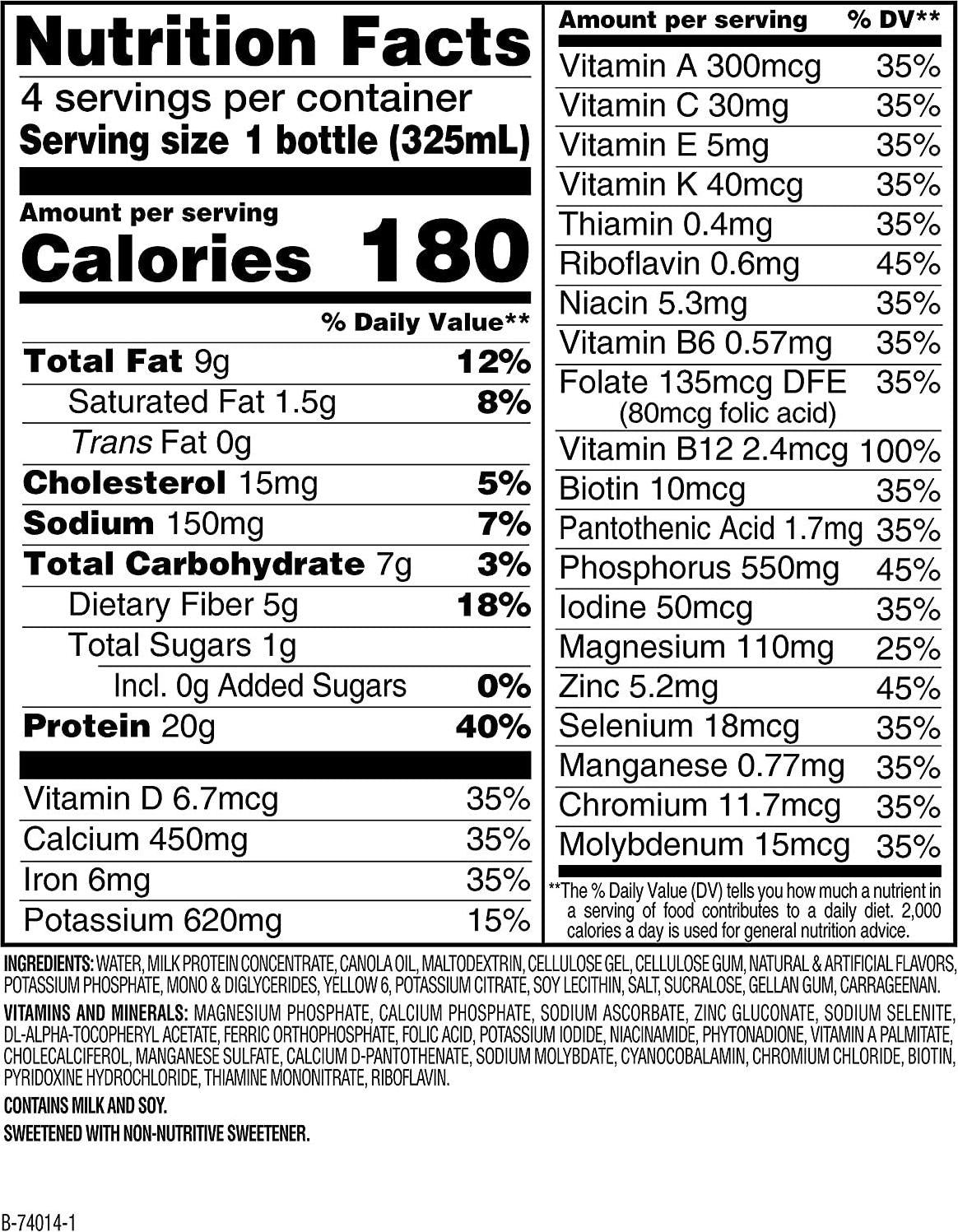 SlimFast Advanced Nutrition High Protein Meal Replacement Shake, Orange Cream Swirl, 20g of Ready to Drink Protein, 11 Fl. Oz Bottle, 4 Count (Pack of 3)