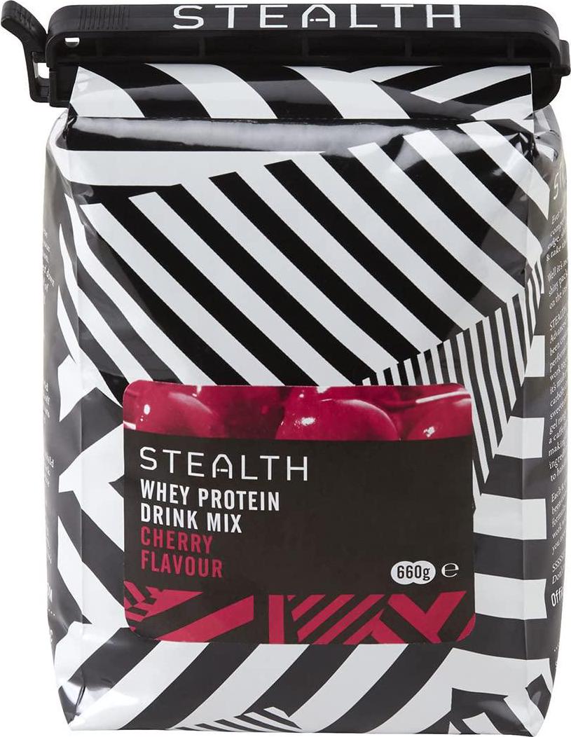 Stealth 660 g Cherry Whey Protein Drink Mix Powder