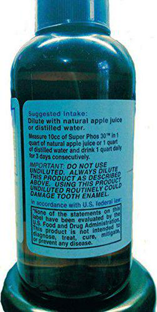 Super Phos 30 Liver and Gallbladder Cleanse! 4 Oz Bottle!