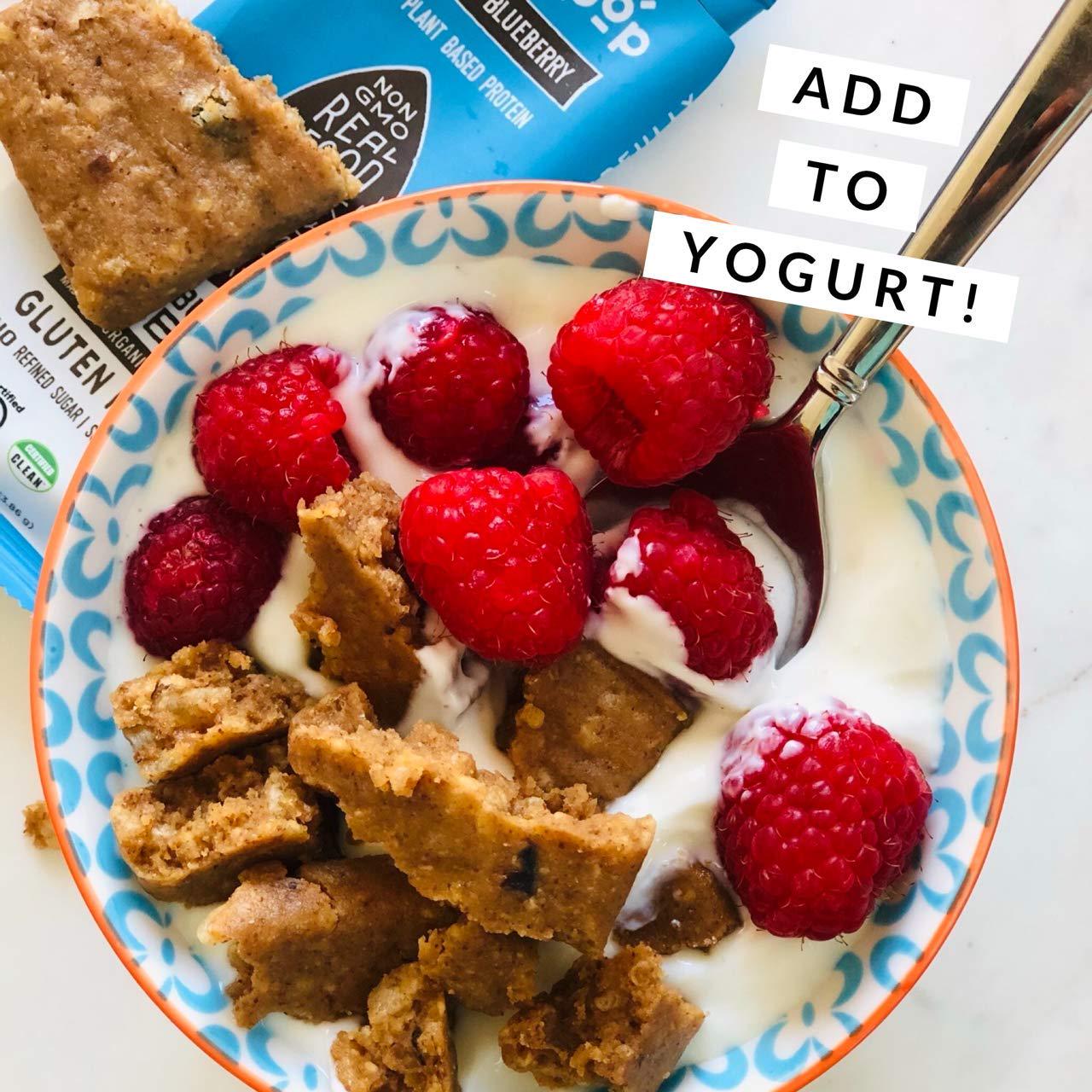 Super Pop Snacks, Clean Plant Based Protein Bars, All-Natural Nut Butter Bars With Organic Whole Foods, Delicious, Meal Replacement, Gluten Free, Soy Free, Dairy Free, 10g Protein, Variety Pack (8 Pack)