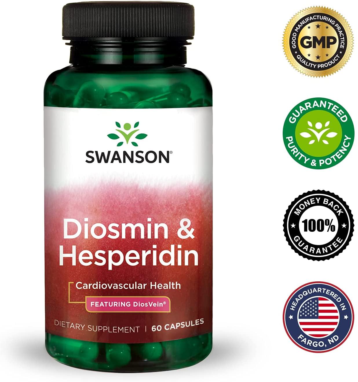Swanson Ultra Diosvein Diosmin/Hesperidein (60 Capsules)