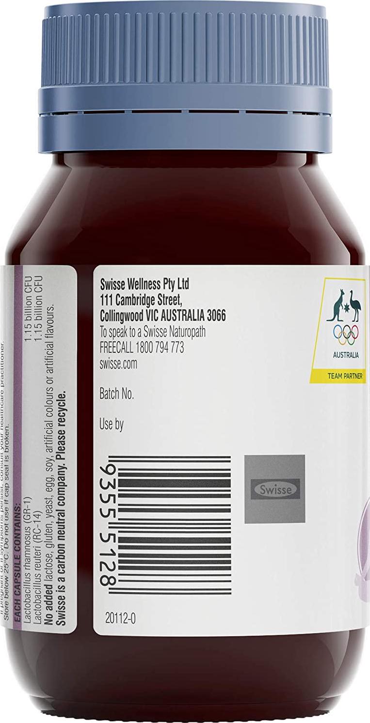 Swisse Ultibiotic Women's Flora Probiotic 30 Capsules