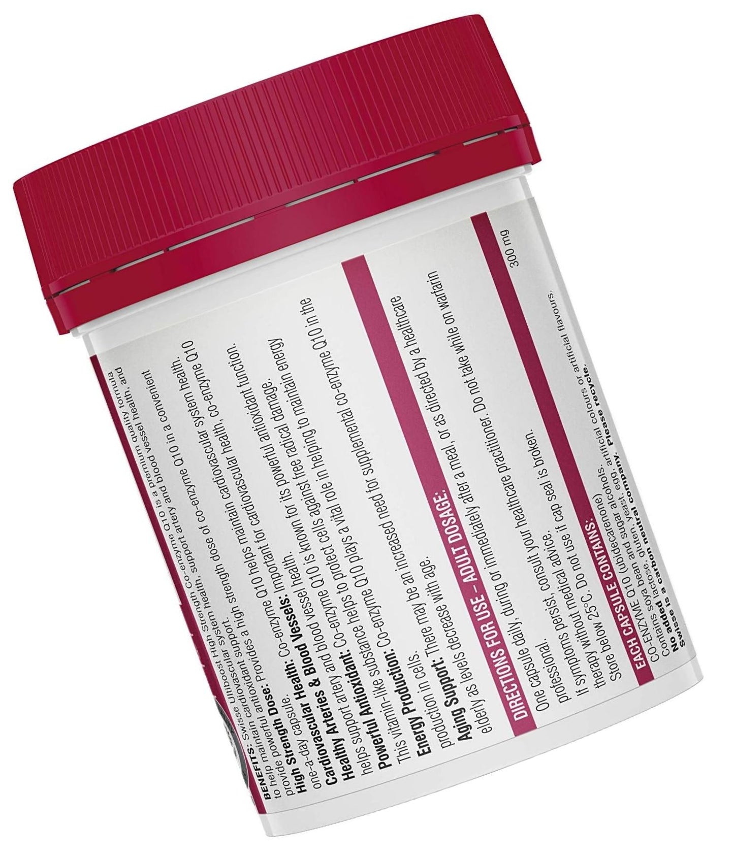 Swisse Ultiboost High Strength Co-Enzyme Q10 300Mg, 90 Capsules