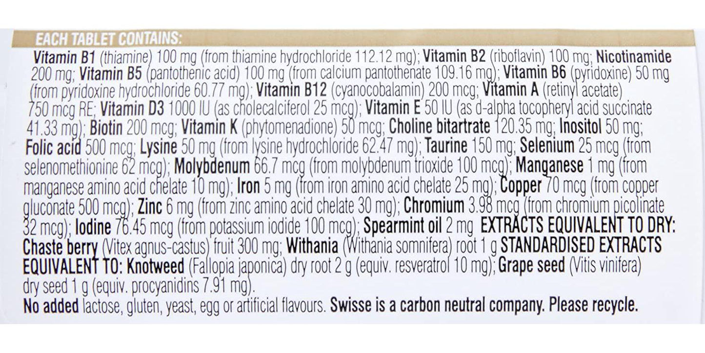 Swisse Womens Power Ultivite 40 Tablets