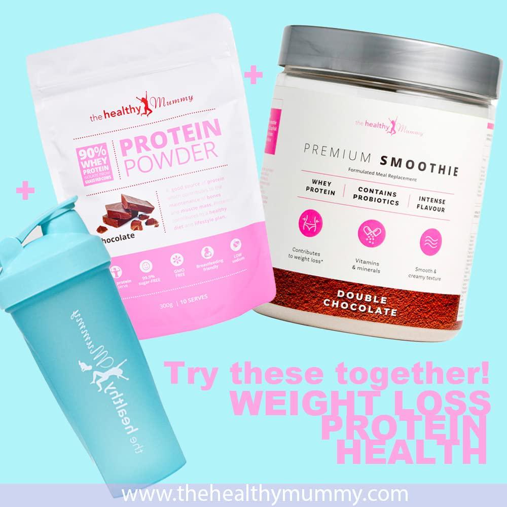 The Healthy Mummy Premium Smoothie Whey Based Protein Meal Replacement Weight Loss Smoothie (Shake) Powder | 500g (Choc-Mint)