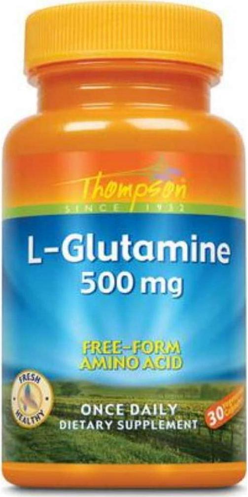 Thompson L-Glutamine, Veg Cap (Btl-Plastic) 500mg | 30ct