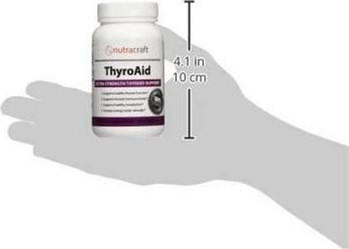 ThyroAid Ultimate Thyroid Support - Natural Herbal Thyroid Formula with Iodine (Kelp), Ashwagandha (Withania) and L-Tyrosine to Support Thyroid Health and Reduce Fatigue - 60 Capsules