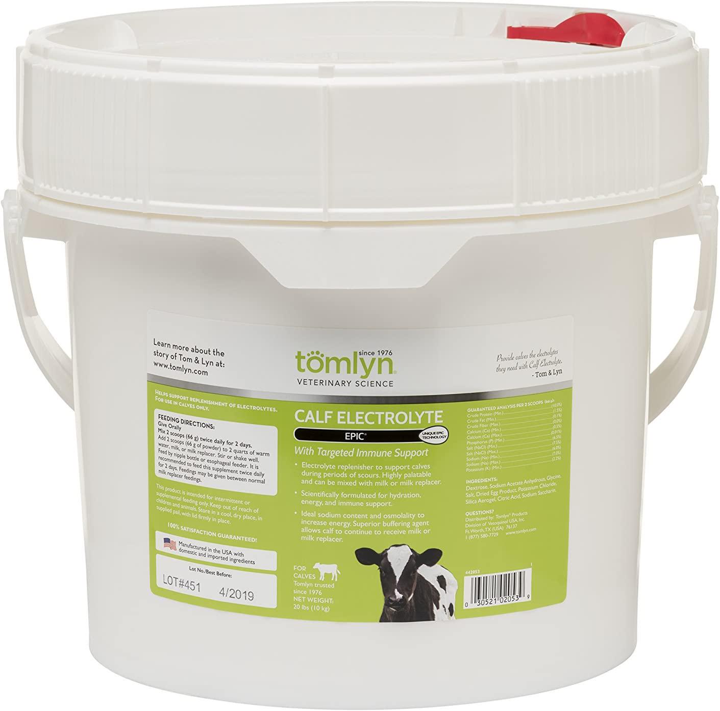 Tomlyn Epic Calf 442053 Electrolyte Supplement, 20 Lb.