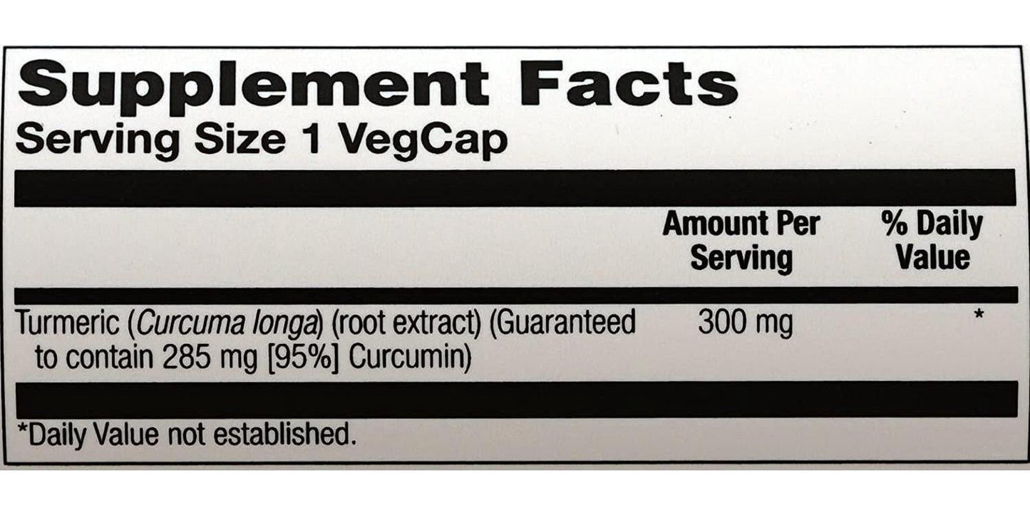 Turmeric Root Extract 300mg Solaray 120 VCaps