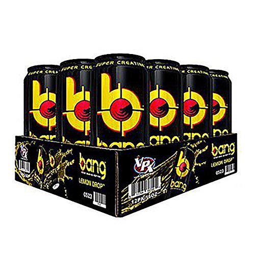 VPX Bang - Lemon Drop - 16 Fl Oz (Pack of 12)