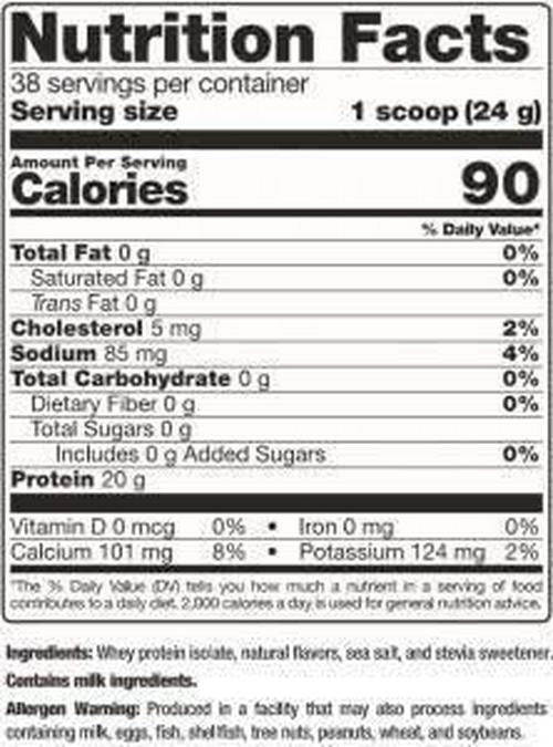 VPX Zero Carb Pristine Protein 100% Whey Protein Isolate S Mores, 2 Lbs.