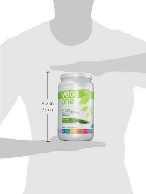 Vega One All-in-One Natural (22 Servings) - Plant Based Vegan Protein Powder, Non Dairy, Gluten Free, Non GMO, 30.4 Ounce (Pack of 1)