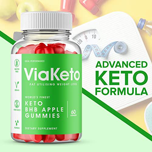 Via Keto Gummies Viaketo Apple Gummies (60 Gummies)
