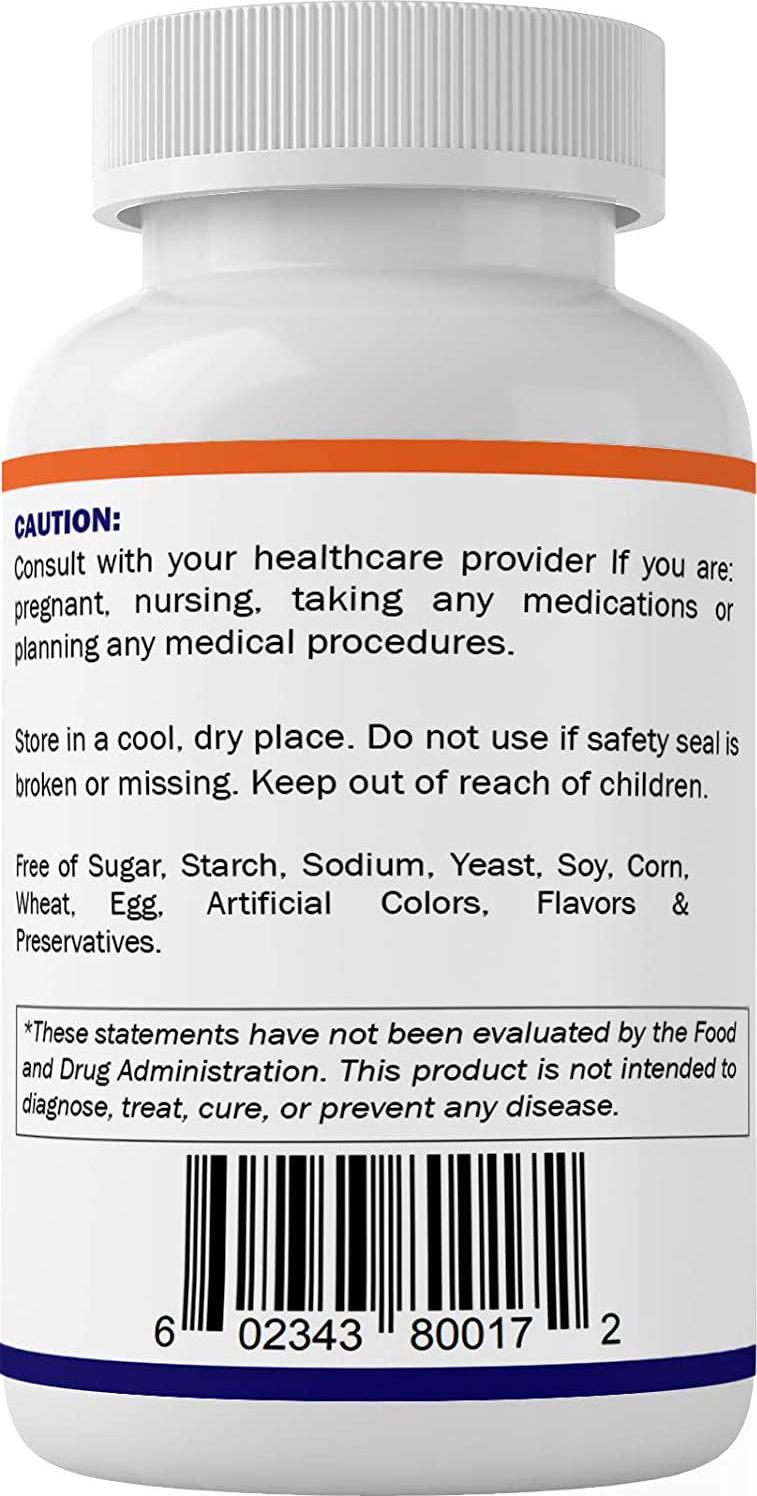 Vitamatic Quercetin, Olive Leaf Extract, with Bioperine for Greater Absorption, Immune Support - 910 mg, 60 Capsules