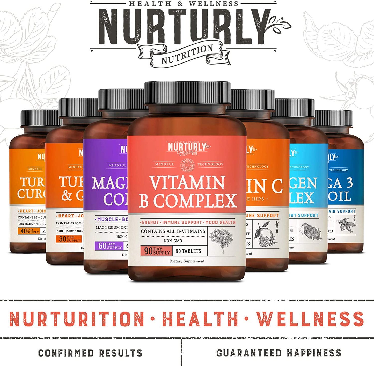 Vitamin B Complex - Contains All Essential B Vitamins - B1, B2, B3, B5, B6, B7, B9, B12 and Biotin - Super B Complex Vitamins for Energy, Immunity and Mood Support - 360 Tablets