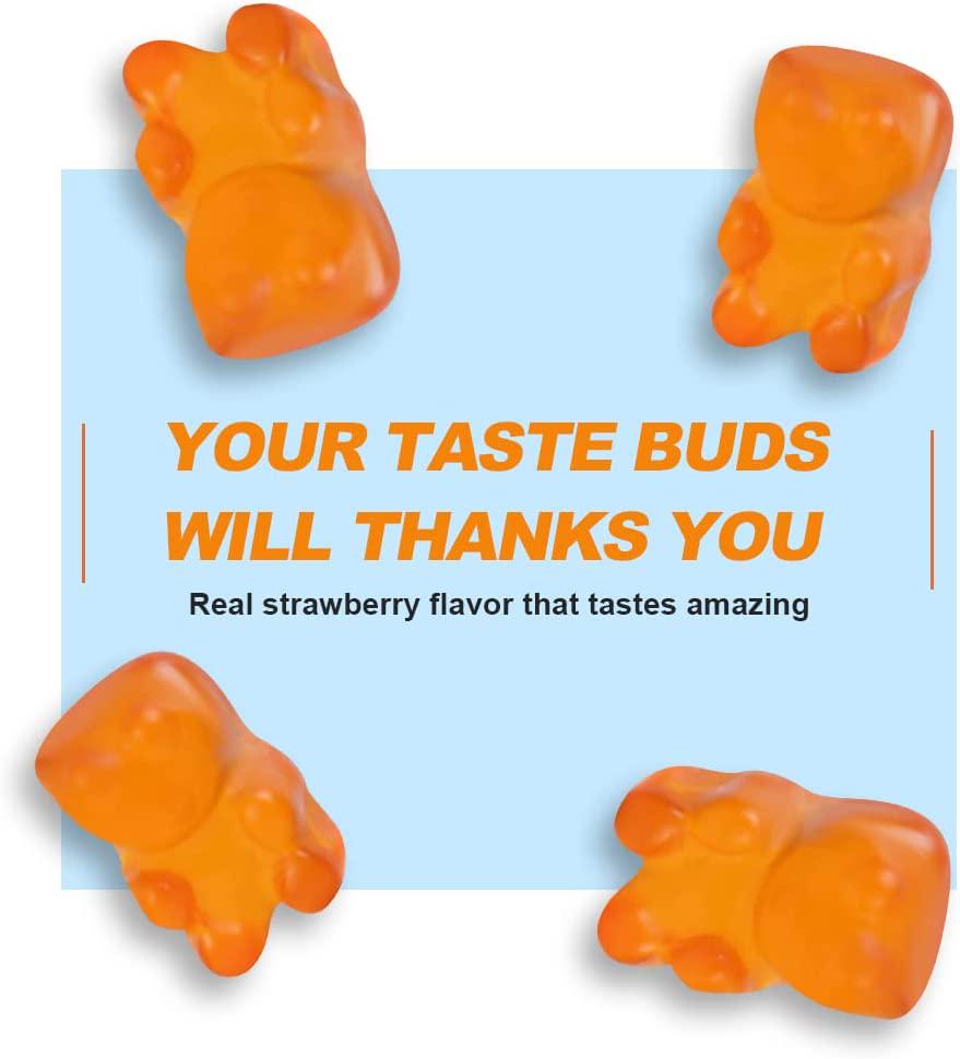 Vitamin D3 Gummies Immune Support - VEGEPOWER 5000 IU (125mcg) Bone Health Vegan Non-GMO Gluten Free Supplement for Adults and Kids 90Count