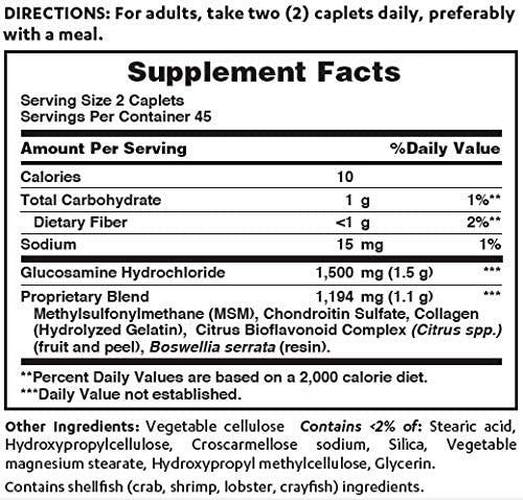 Vitamin World Advanced Triple Strength Joint Mover , 90 Caplets