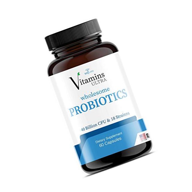 Vitamins Ultra Wholesome Probiotics 51 Billion CFU and 18 Strains for Women Men