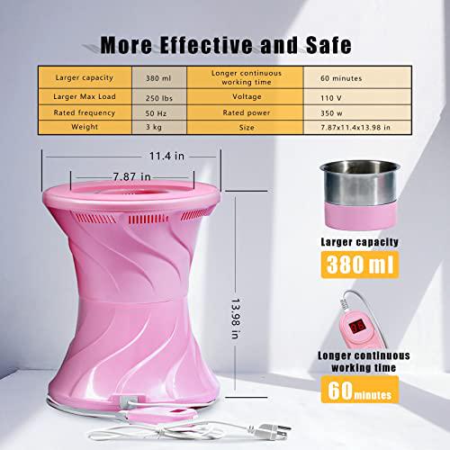 Yoni Steam Kit - Wire Controlled Yoni Steam Seat, 8 oz Herbs and Gown - Larger Pot, V Steam Seat Kit Steamer, Feminine Care Vaginial Steaming Seat Kit Cleansing, Detox, Tightening, Fertility, Menstrual and Postpartum Care