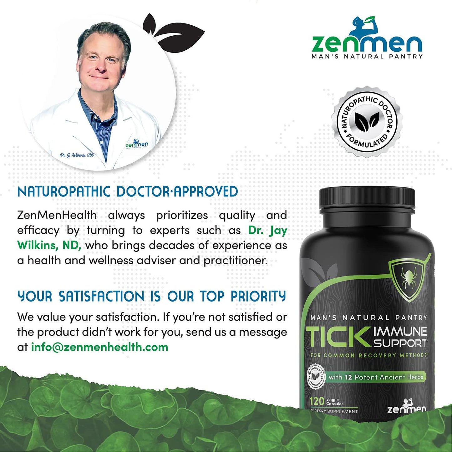 ZenMen Tick Immune Support Supplement