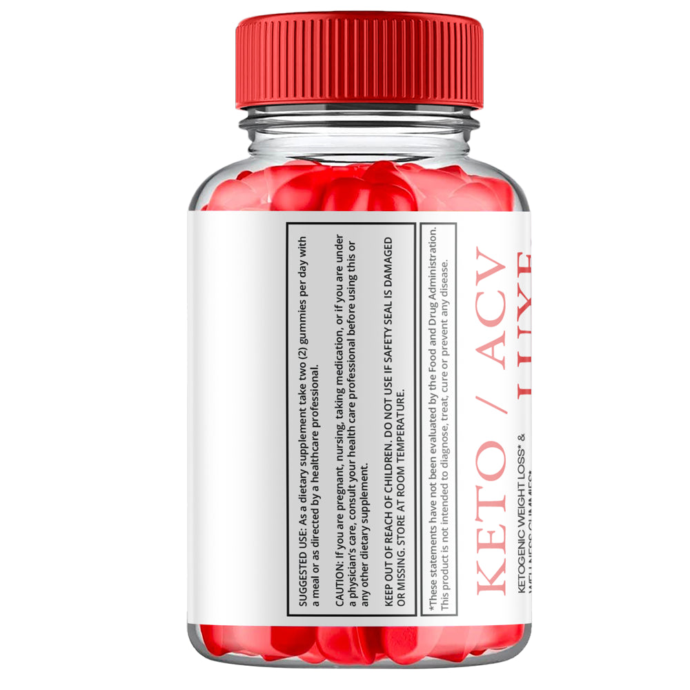 (1 Pack) Luxe Keto ACV Gummies - Energy & Focus Boosting Dietary Supplements for Weight Management & Metabolism - Fat Burn - 60 Gummies - Nutricity.com.au