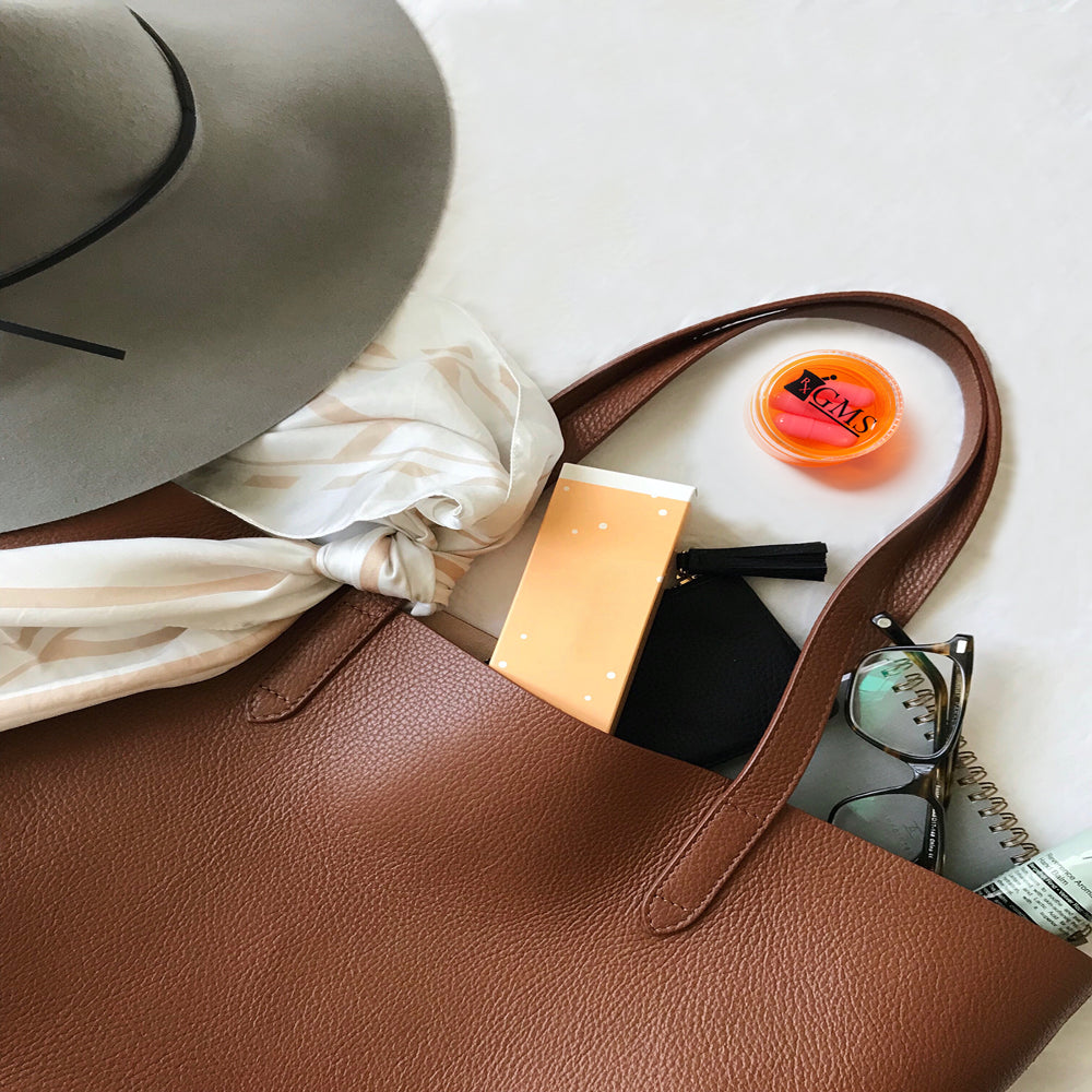 GMS 7 Day round Stackable Tritan Plastic Pill Case with Two Lids and Seven Adhesive Labels (Extra Small - Rainbow)