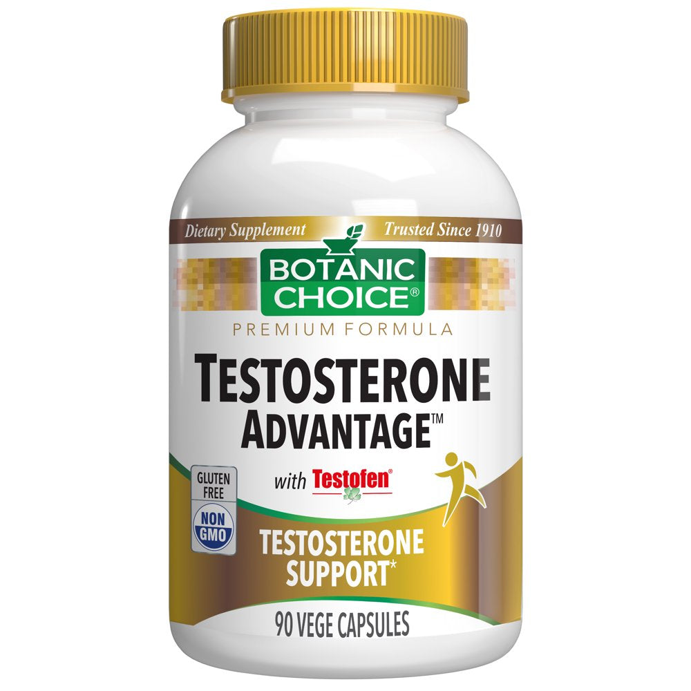 Botanic Choice Testosterone Advantage with Testofen® Hormone Dietary Supplement, 90 Capsules