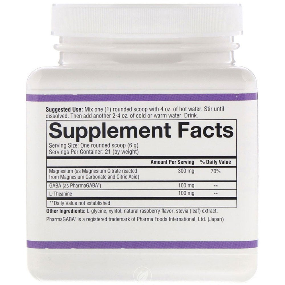 (2 Pack) Youtheory, Relax, Magnesium Powder, Stress Formula + L-Theanine, Berry, 4.4 Oz (126 G) - Nutricity.com.au